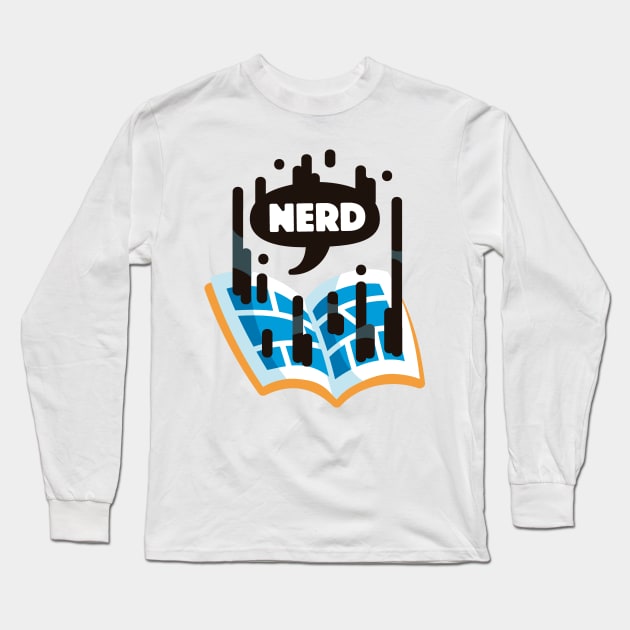 Comic Nerd Long Sleeve T-Shirt by Fenomeno